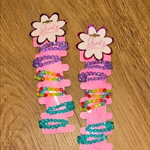 Colorful Beaded Hairclips